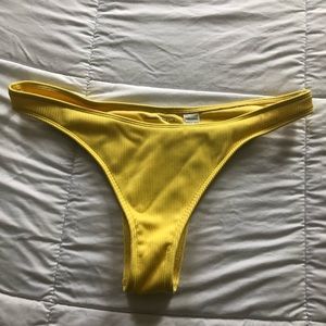 Yellow swim bottoms